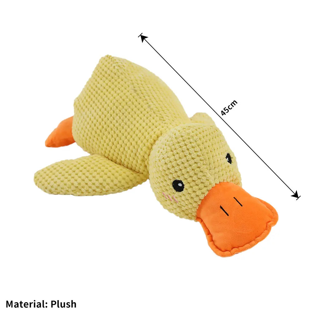 Interactive Quacking Duck Toy for Dog with Real Quack Sound,Stuffed Duck Toy