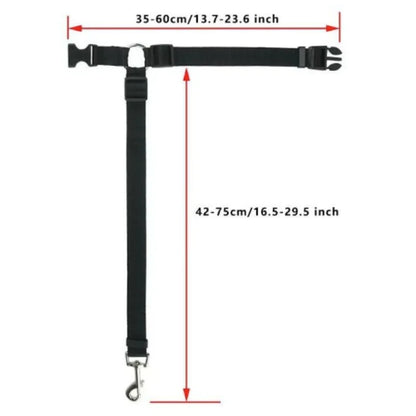 Adjustable Reflective 2-in-1 Pet Car Backseat Belt Durable Nylon Safety Dog Leash for Small to Large Dogs Fashion Pet Travel