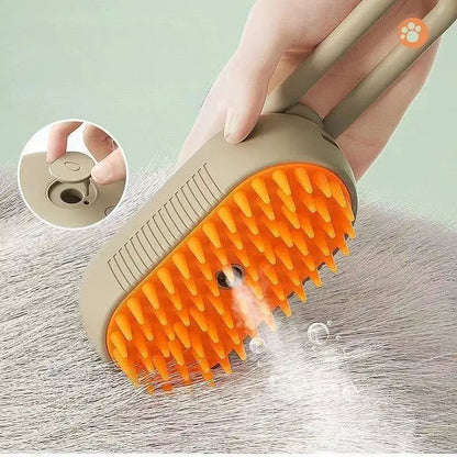 1~2pcs Steam Cat Pet Brush 3-in-1 Massage Dog Steamy Brush Spray Beauty Tangled and Loose Hair Removal Cats Grooming Comb Dogs