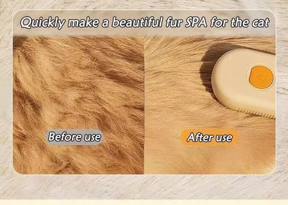 1~2pcs Steam Cat Pet Brush 3-in-1 Massage Dog Steamy Brush Spray Beauty Tangled and Loose Hair Removal Cats Grooming Comb Dogs