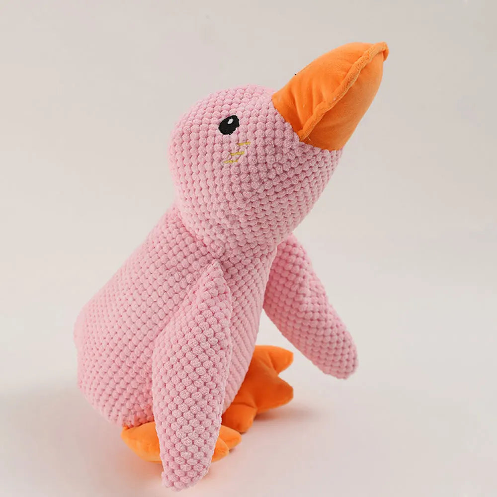 Interactive Quacking Duck Toy for Dog with Real Quack Sound,Stuffed Duck Toy