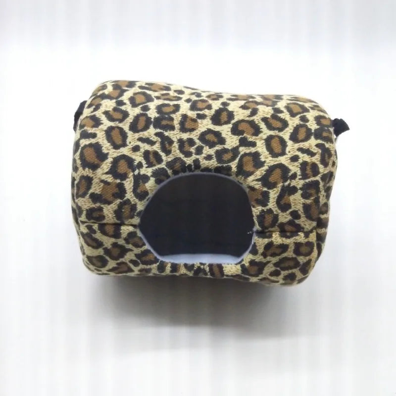 Hamster House Warm Soft Beds And Houses Rodent Cage Printed Hammock for Rats Cotton Guinea Pig Hanging Cage Small Animal