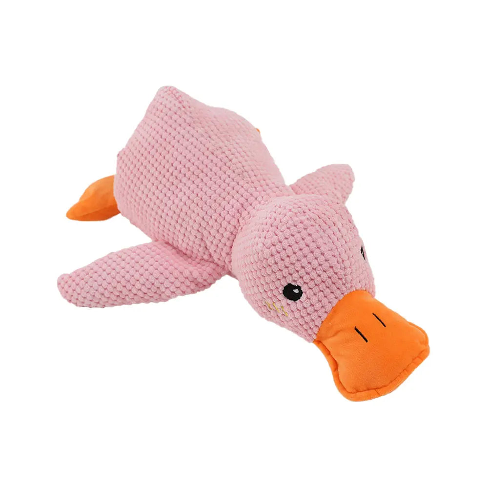 Interactive Quacking Duck Toy for Dog with Real Quack Sound,Stuffed Duck Toy