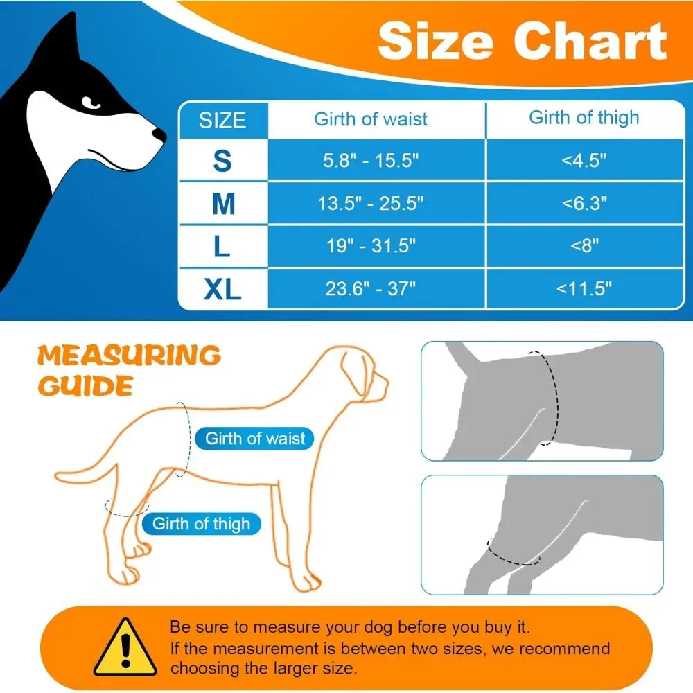 Dog Hip Orthotics Brace,Support for Hip Dysplasia,Relieve Pain Prevent Hip Joint , Better Injury Recovery for Dog Surgery