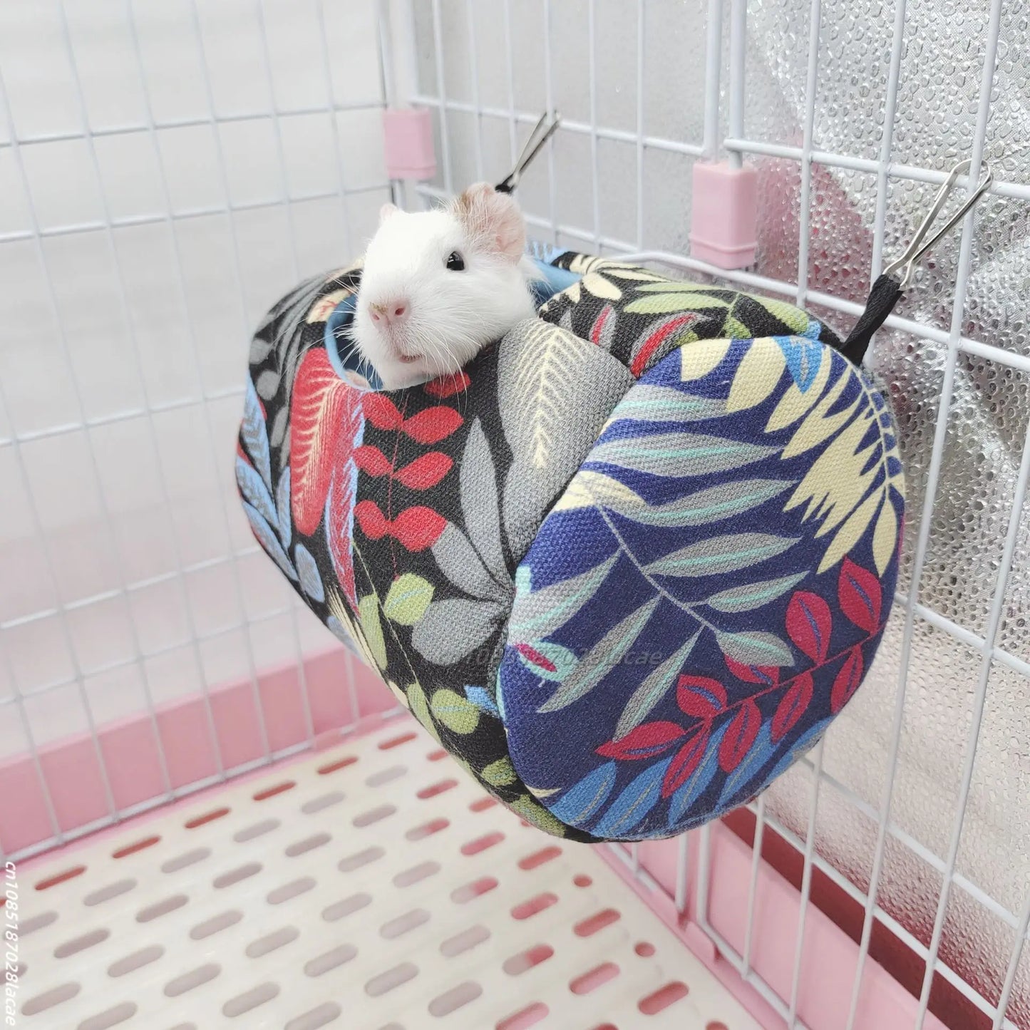 Hamster House Warm Soft Beds And Houses Rodent Cage Printed Hammock for Rats Cotton Guinea Pig Hanging Cage Small Animal