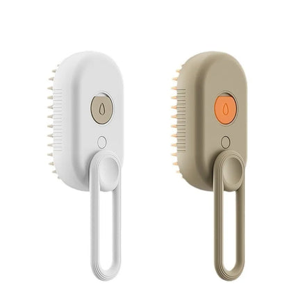 1~2pcs Steam Cat Pet Brush 3-in-1 Massage Dog Steamy Brush Spray Beauty Tangled and Loose Hair Removal Cats Grooming Comb Dogs