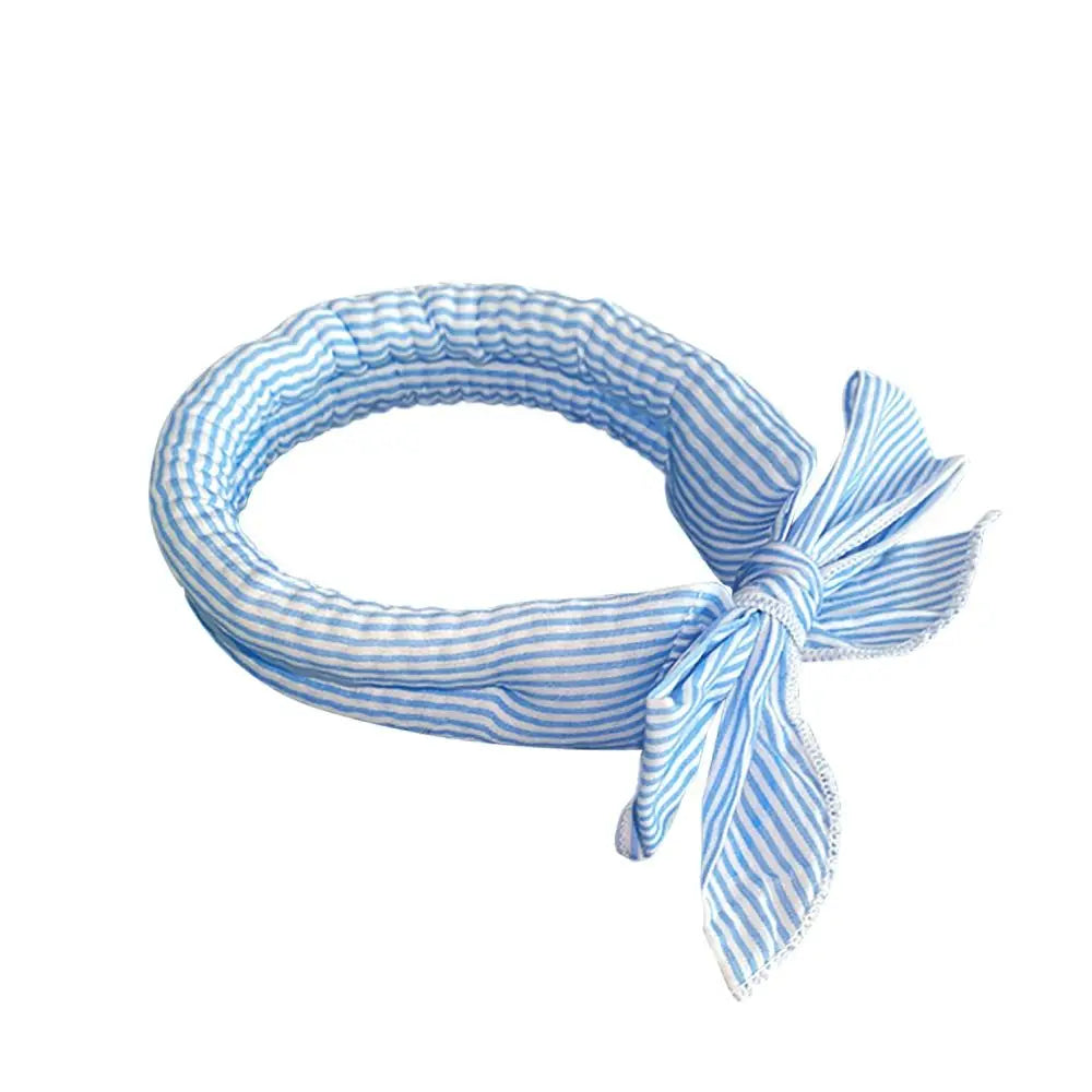 Durable Cute Dog Cooling Bandana Adjustable Fast Cooling Cat Cooling Ice Scarf Reusable Pet Supplies Pet