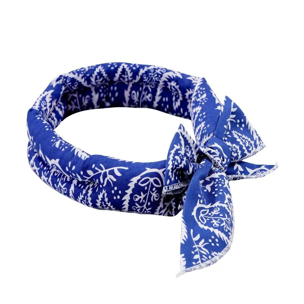 Durable Cute Dog Cooling Bandana Adjustable Fast Cooling Cat Cooling Ice Scarf Reusable Pet Supplies Pet