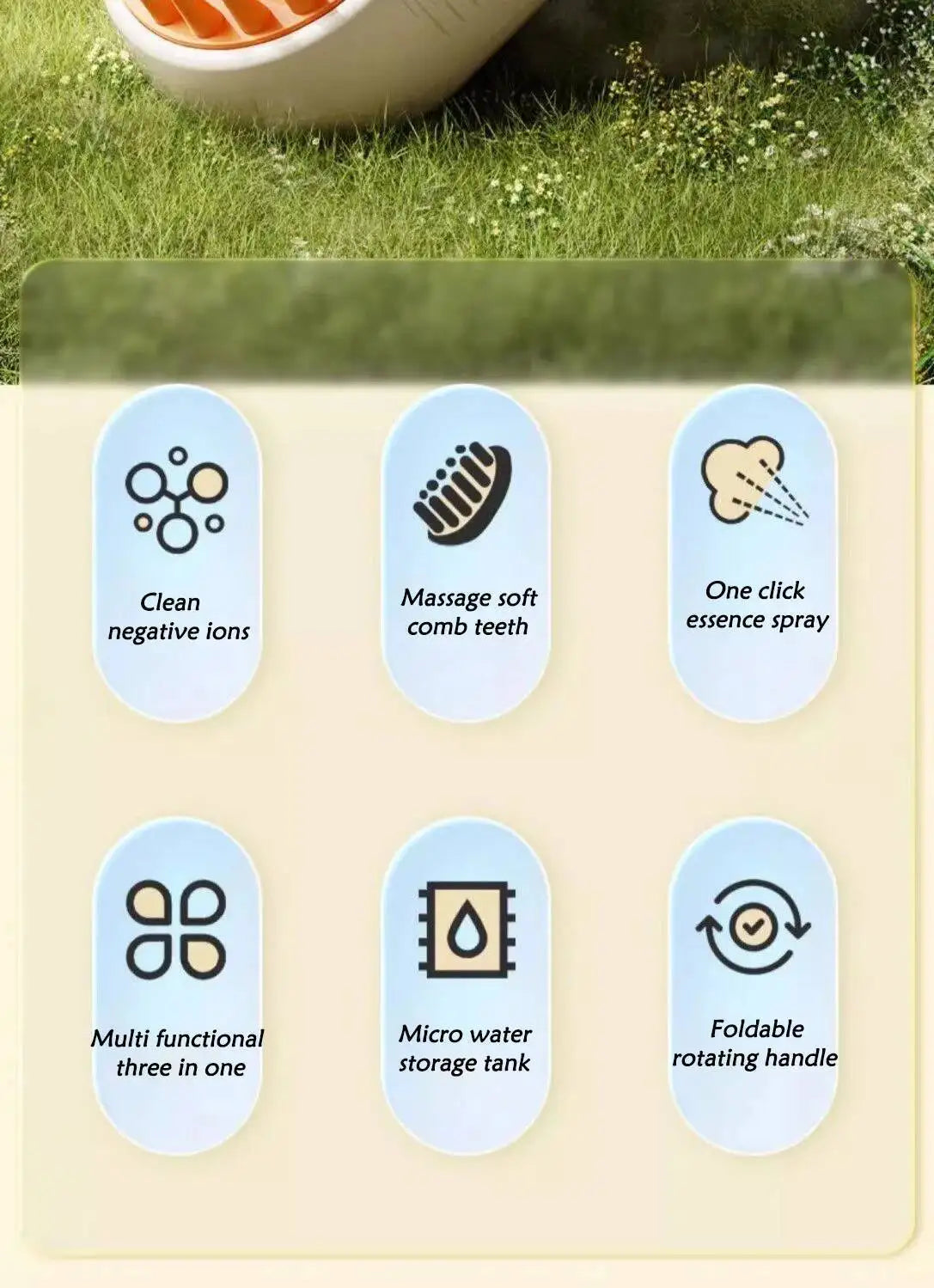 1~2pcs Steam Cat Pet Brush 3-in-1 Massage Dog Steamy Brush Spray Beauty Tangled and Loose Hair Removal Cats Grooming Comb Dogs