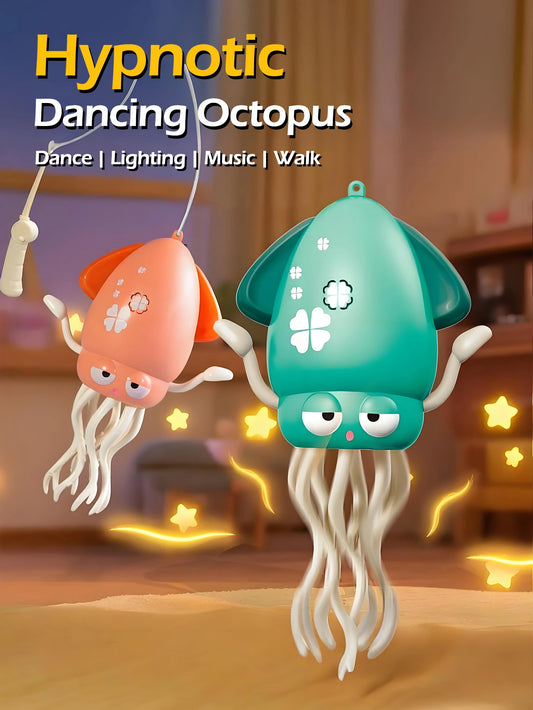 Electronic Pet With Music Toy Charging  Escape Crab Dancing Octopus Auto-sensing Function Crawling Avoiding Obstacles kids gifts