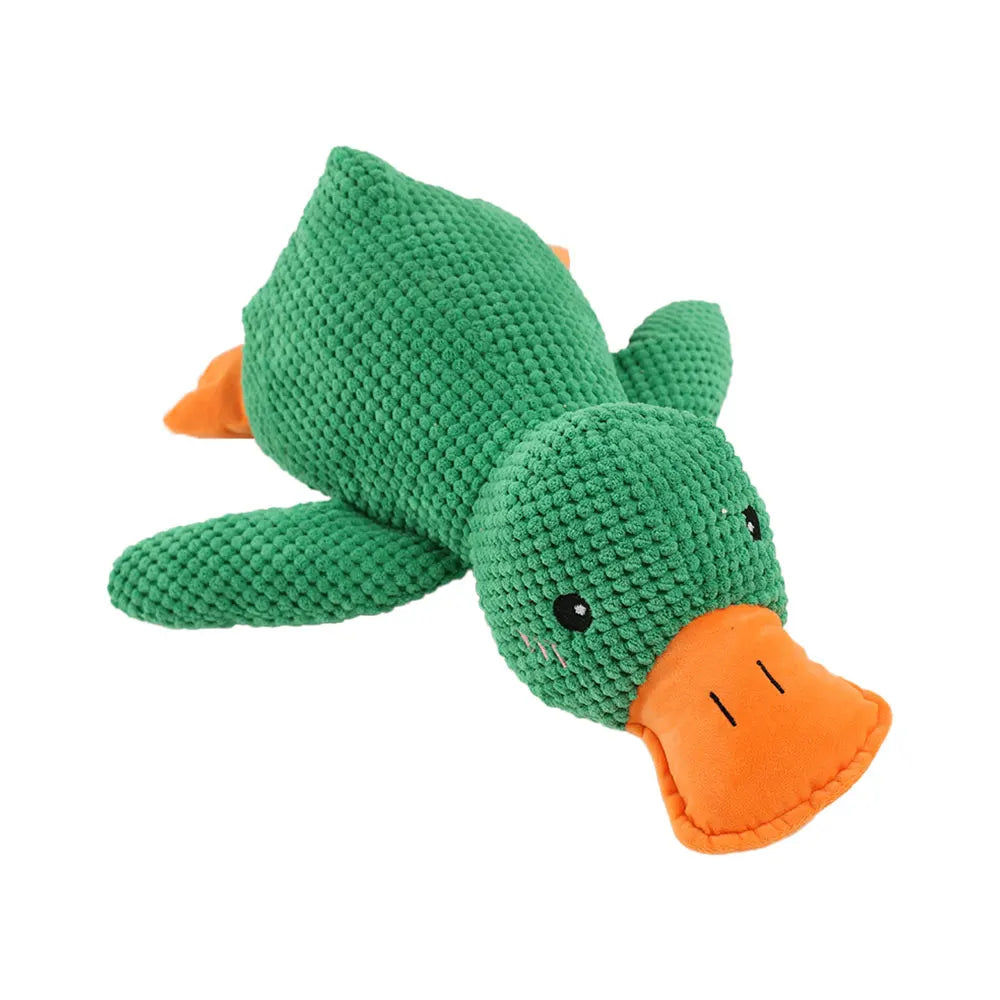 Interactive Quacking Duck Toy for Dog with Real Quack Sound,Stuffed Duck Toy