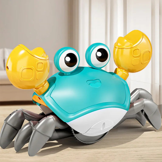 Kid Crawling Crab Toy Infant Tummy Time Induction Escape Crab Baby Learning Training Crawl Walking Toddler Development Gift