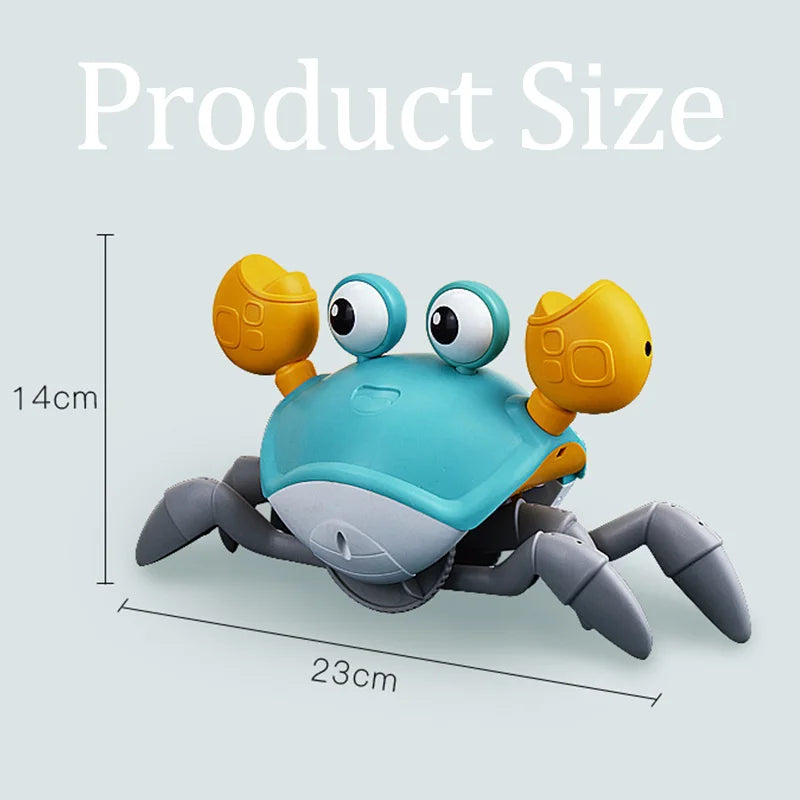 Kid Crawling Crab Toy Infant Tummy Time Induction Escape Crab Baby Learning Training Crawl Walking Toddler Development Gift