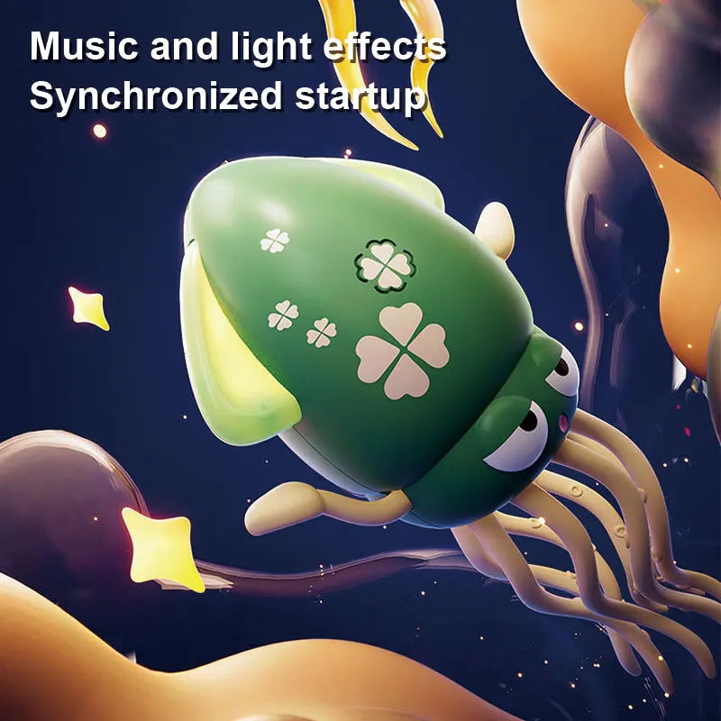 Electronic Pet With Music Toy Charging  Escape Crab Dancing Octopus Auto-sensing Function Crawling Avoiding Obstacles kids gifts