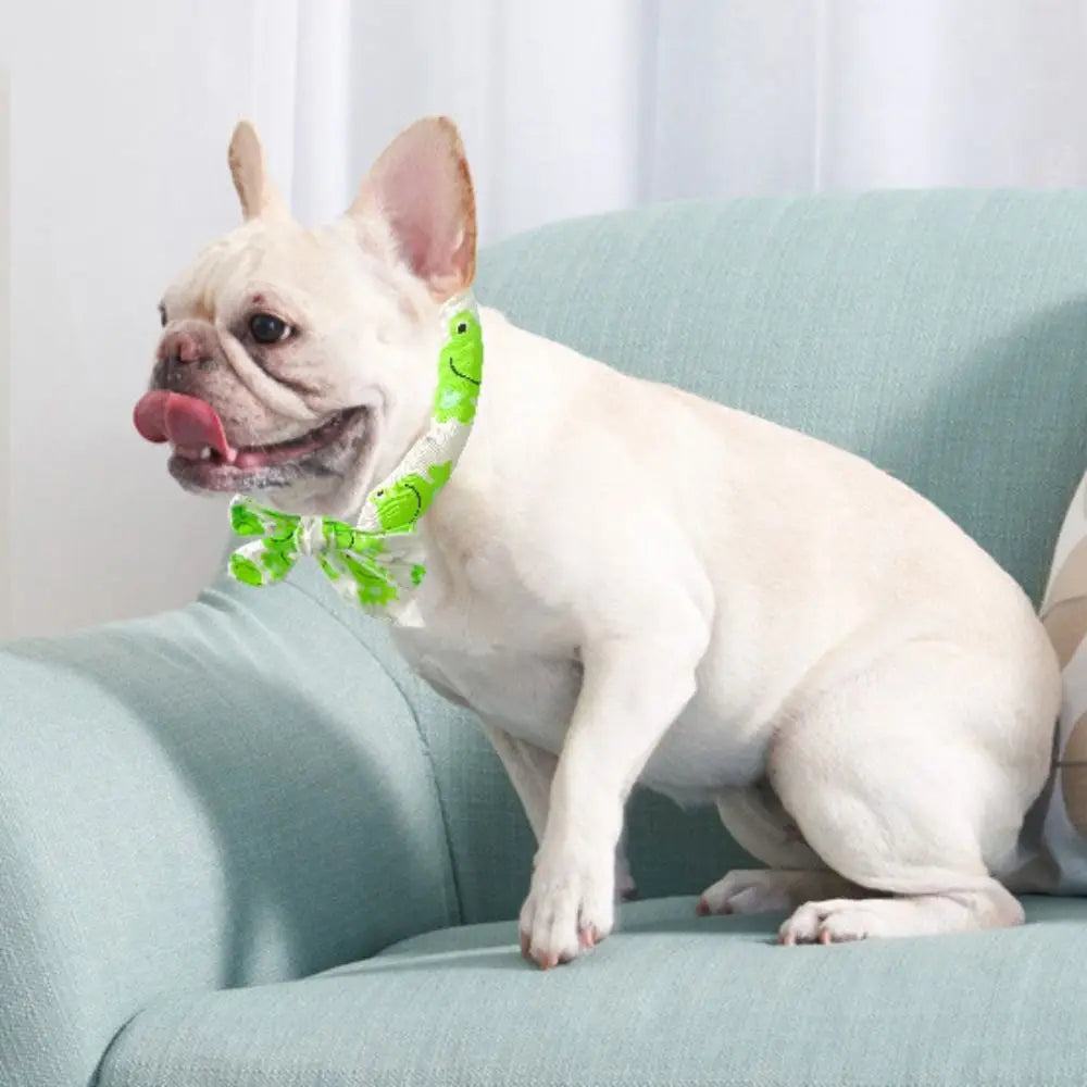 Durable Cute Dog Cooling Bandana Adjustable Fast Cooling Cat Cooling Ice Scarf Reusable Pet Supplies Pet