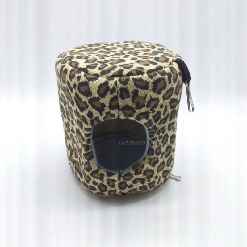 Hamster House Warm Soft Beds And Houses Rodent Cage Printed Hammock for Rats Cotton Guinea Pig Hanging Cage Small Animal