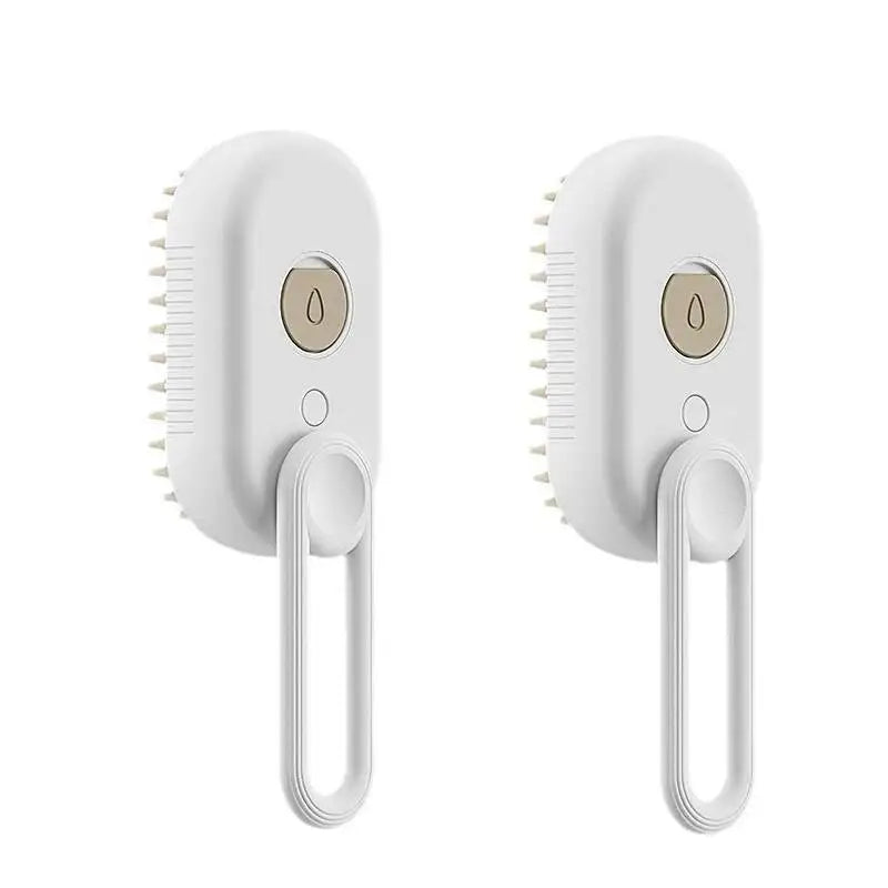 1~2pcs Steam Cat Pet Brush 3-in-1 Massage Dog Steamy Brush Spray Beauty Tangled and Loose Hair Removal Cats Grooming Comb Dogs