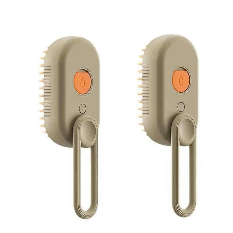 1~2pcs Steam Cat Pet Brush 3-in-1 Massage Dog Steamy Brush Spray Beauty Tangled and Loose Hair Removal Cats Grooming Comb Dogs