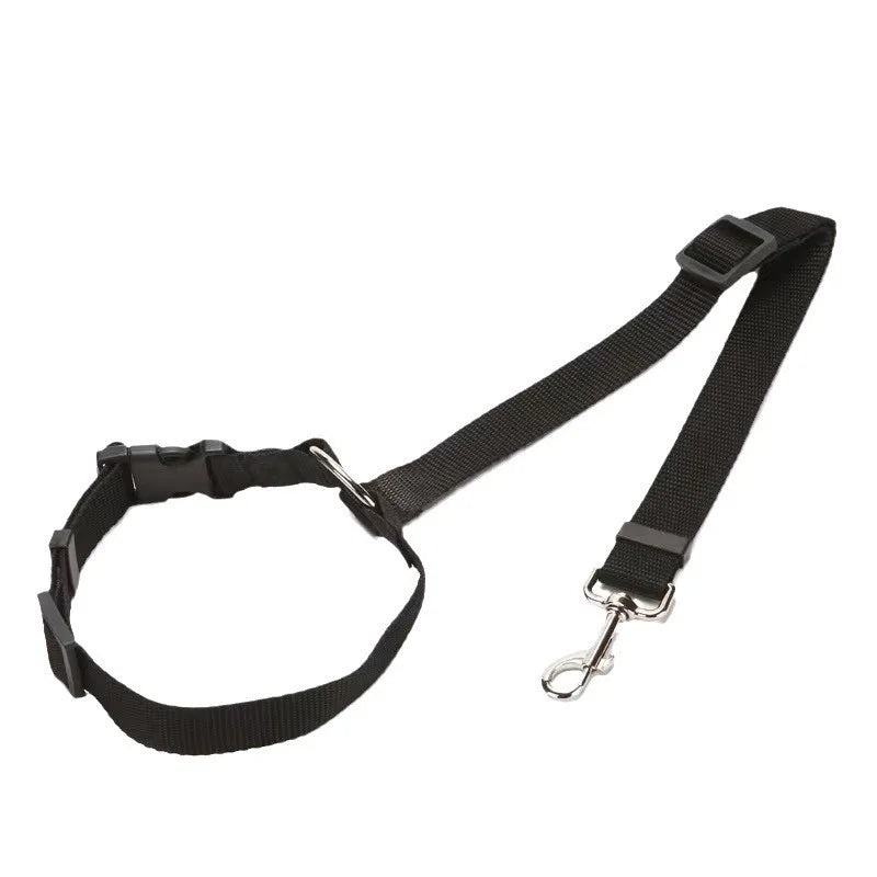 Adjustable Reflective 2-in-1 Pet Car Backseat Belt Durable Nylon Safety Dog Leash for Small to Large Dogs Fashion Pet Travel